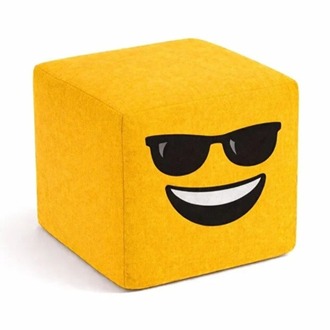 Emoji Puf Koltuk 50x50 cm – Sevimli, Konforlu ve Dekoratif Tasarım