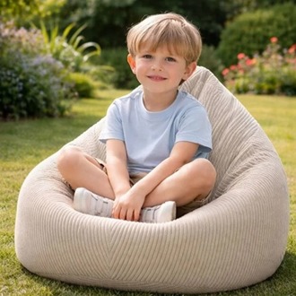 Mini Çocuk Armut Koltuk – Yumuşak Dolgulu Konforlu Puf | Ergonomik Tasarım