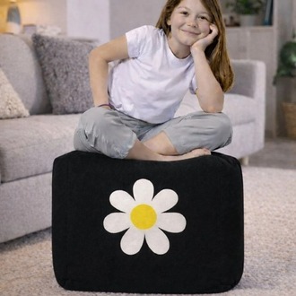 Baskılı kare PUF 50 x 50