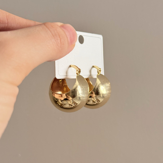 Misa Gold Top Küpe
