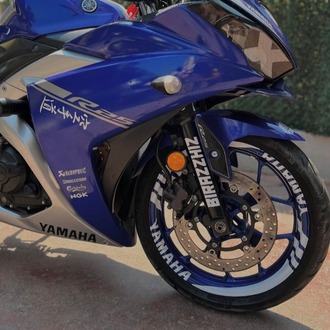 YAMAHA R25 STİCKER SET BEYAZ 