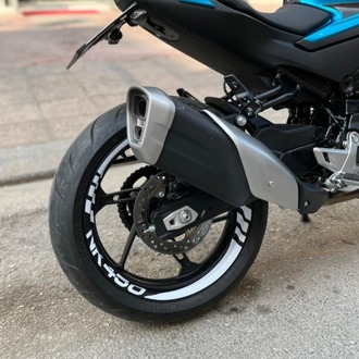 CF MOTO 450 NK JANT ŞERİDİ BEYAZ (ORACAL)