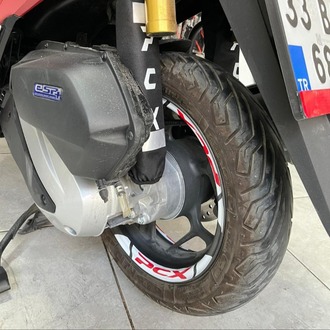 HONDA PCX JANT ŞERİDİ BEYAZ KIRMIZI (ORACAL)