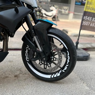 CF MOTO 450 NK JANT ŞERİDİ BEYAZ (ORACAL)