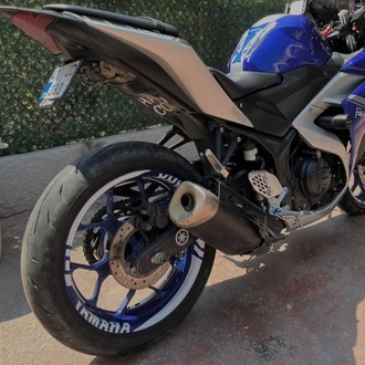 YAMAHA R25 STİCKER SET BEYAZ 