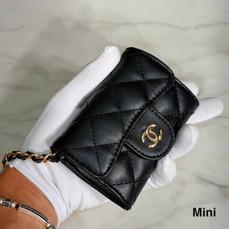 Mini chanel cüzdan zincirli