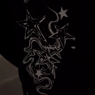 MAHZEN Star hoodie.