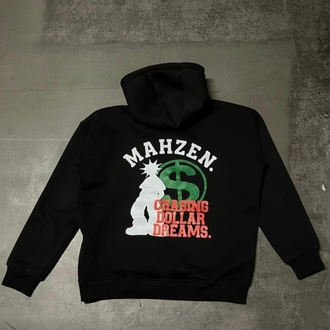 MAHZEN dollar hoodie.
