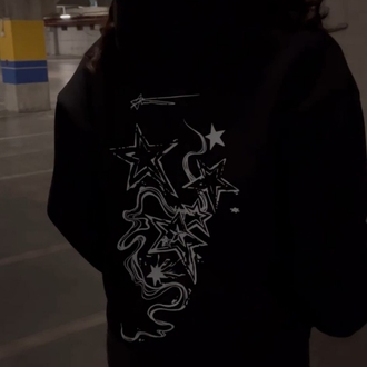 MAHZEN Star hoodie.