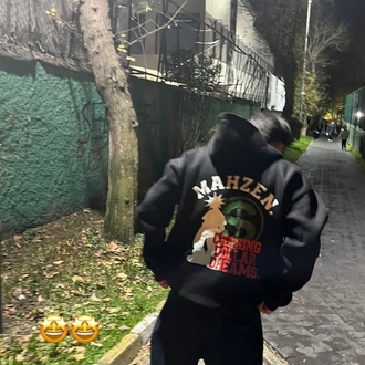 MAHZEN dollar hoodie.