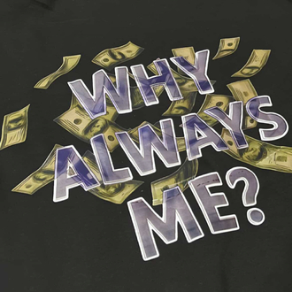 MAHZEN why always me? hoodie.