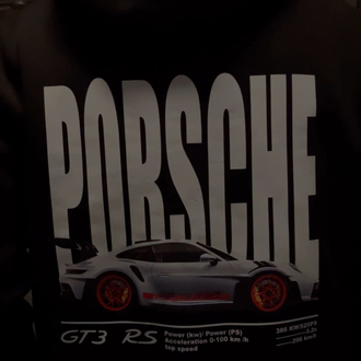 MAHZEN Porsche hoodie.