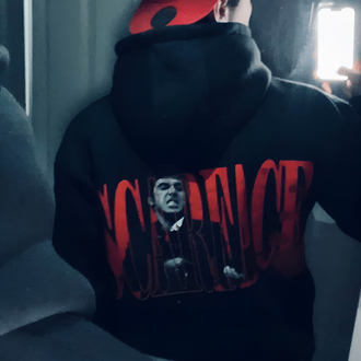 MAHZEN scarface hoodie.