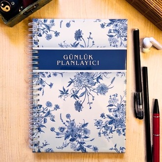 Chinese Günlük Planlayıcılı Not Defteri - Modern Tasarım, Sert Kapaklı