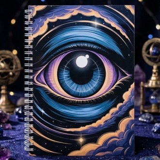 Cloudy Eye - Modern Tasarım Sert Kapaklı, Spiralli Defter