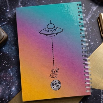 Sayko İnek - Modern Tasarım Sert Kapaklı, Spiralli Defter