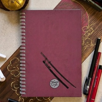 Samurai - Modern Tasarım Sert Kapaklı, Spiralli Defter