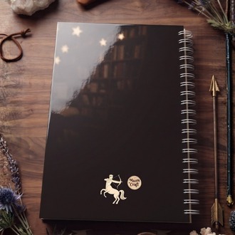 Yay Burcu (Sagittarius) - Astroloji Zodiac Serili Tasarım Sert Kapaklı, Spiralli Defter