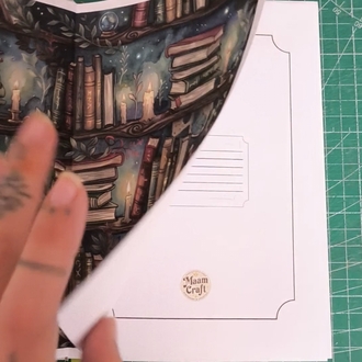 Okuma Günlüğü Kırmızı - Kumaş Ciltli El Yapımı Defter