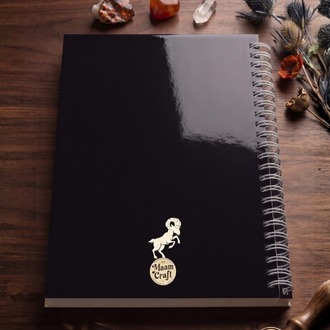 Koç Burcu (Aries) - Astroloji Zodiac Serili Tasarım Sert Kapaklı, Spiralli Defter