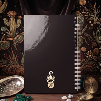 Akrep Burcu (Scorpio) - Astroloji Zodiac Serili Tasarım Sert Kapaklı, Spiralli Defter