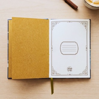 Renkli Çizgiler - Atölye Serisi El İşlemesi (Punch) Kumaş Ciltli Defter