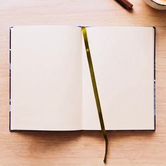 Renkli Çizgiler - Atölye Serisi El İşlemesi (Punch) Kumaş Ciltli Defter