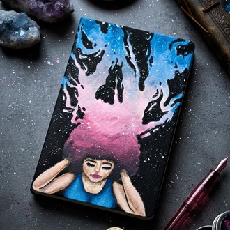 Dreamscape - Ressam Elinden Orijinal El Boyaması Kanvas Tarihsiz Ajanda