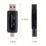 Type-C ve USB-A Çıkışlı Kart Okuyucu - SD/TF Uyumlu Çok Fonksiyonlu Card Reader