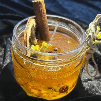 Kış Bahçesi Aromatik Jel Mum – El Yapımı Dekoratif Mum