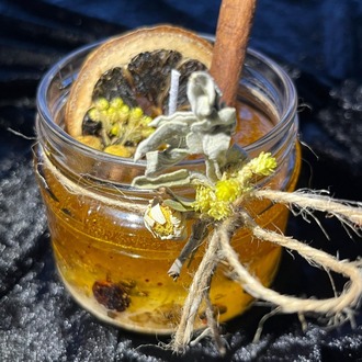 Kış Bahçesi Aromatik Jel Mum – El Yapımı Dekoratif Mum