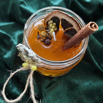 Kış Bahçesi Aromatik Jel Mum – El Yapımı Dekoratif Mum