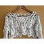 Yaprak Desenli Crop Bluz
