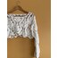 Yaprak Desenli Crop Bluz