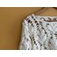 Yaprak Desenli Crop Bluz