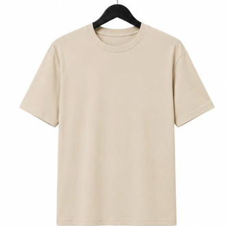 Maera vision oversize bej t-shirt
