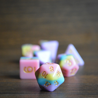 Pastel Akrilik Zar Seti