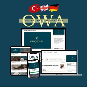 Online Wealth Academy Kurs (Türkçe / Deutsch / English / Flemenkçe)