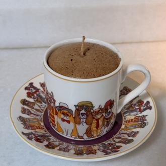 Türk kahvesi mum