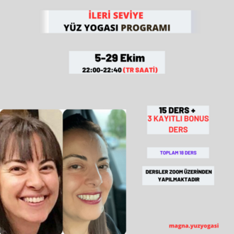 EKİM 2026 İLERİ SEVİYE YÜZ YOGASI PROGRAMI