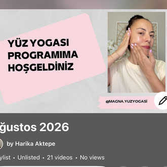Ağustos 2026 İleri Seviye Yüz Yogası Dijital Program