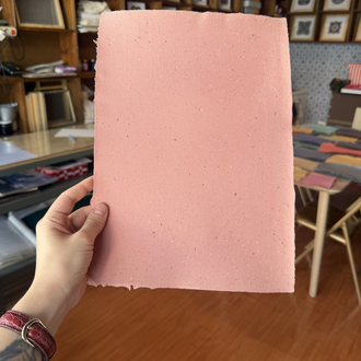 El Yapımı Kâğıt - Orta Ton Pembe