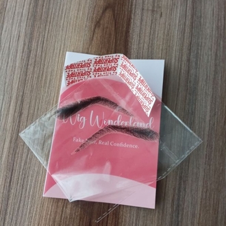 Yapışkanlı gerçekçi kaş sticker
