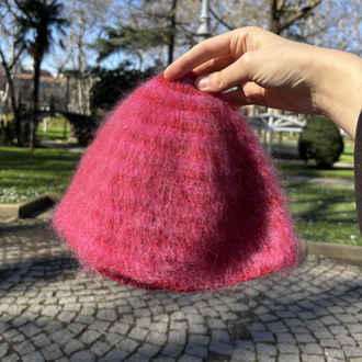 Striped Brushed Beanie