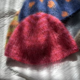 Striped Brushed Beanie