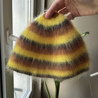 Striped Brushed Beanie