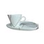 Kintsugi Kulplu Kahve Fincanı 80ml - Baba Nakkaş Yaprak