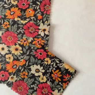 Balmumu Gıda Saklama Kumaşı, Tekrar Kullanılabilen Saklama Bezi, 3'lü Set, Çiçek Desenli