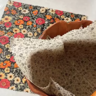 Balmumu Gıda Saklama Kumaşı, Tekrar Kullanılabilen Saklama Bezi, Karışık, 2’li Set, 30x30