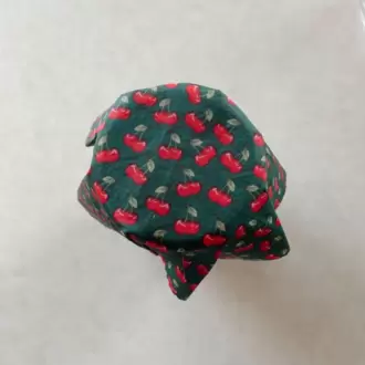 Balmumu Gıda Saklama Kumaşı, Tekrar Kullanılabilen Saklama Bezi, 3'lü Set, 20x20, Kiraz